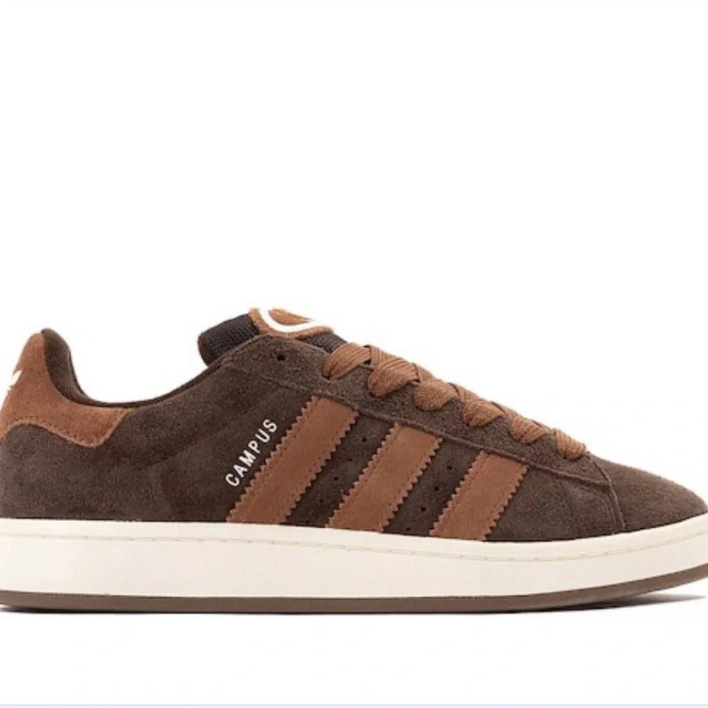 adidas Campus '00s Dark Brown/Preloved Brown/White Youth Size 4 1/2 - Picture 10 of 13